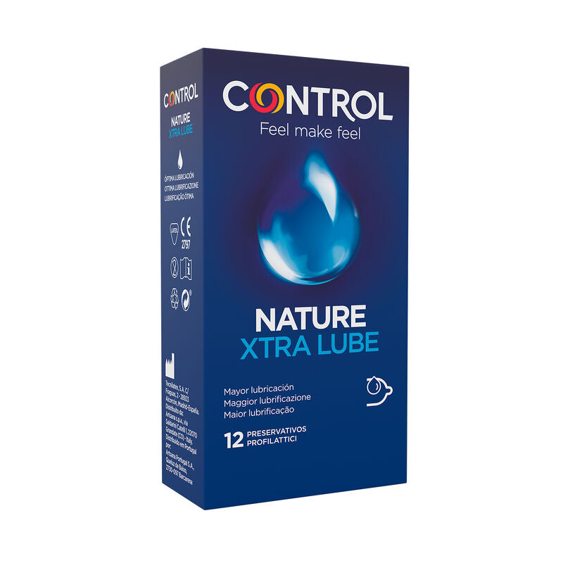 Condones de Látex Transparente Extra Lubricados - Caja de 12 Unidades, 54 mm, Dermatológicamente Testados para una Mejor Experiencia
