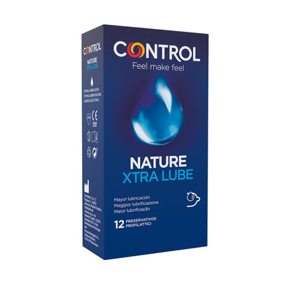 Condones de Látex Transparente Extra Lubricados - Caja de 12 Unidades, 54 mm, Dermatológicamente Testados para una Mejor Experiencia