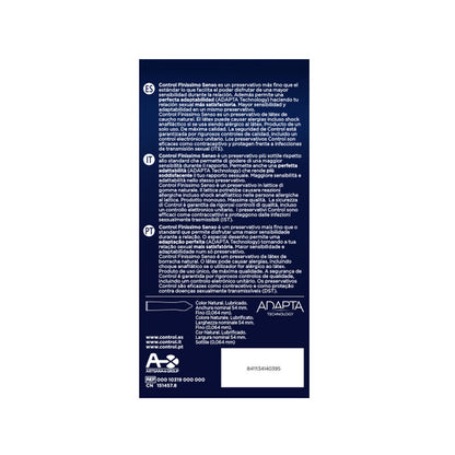 Preservativos Control Adapta Senso: Máxima Sensibilidad y Ajuste Perfecto - Caja de 24 unidades
