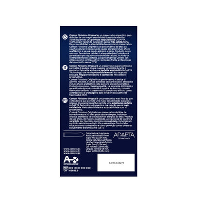 "Preservativo Control: Máxima Sensibilidad con Forma Ergonómica y Latex Ultra Fino - Caja de 24"
