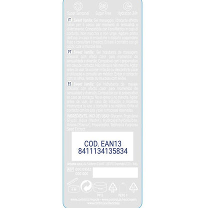 Gel Masaje y Placer 2 en 1 Control Madagascar Sweetness 200 ml - Relajación y Sensualidad