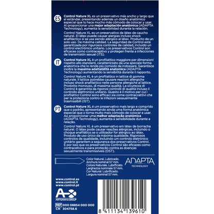 Preservativos de Látex Natural - Transparente, Lubricados y Dermatológicamente Testados (12 Unidades)
