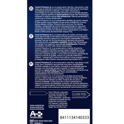 "Descubre Control Fino: Preservativos Ultra Finos para Máxima Sensibilidad y Comodidad"