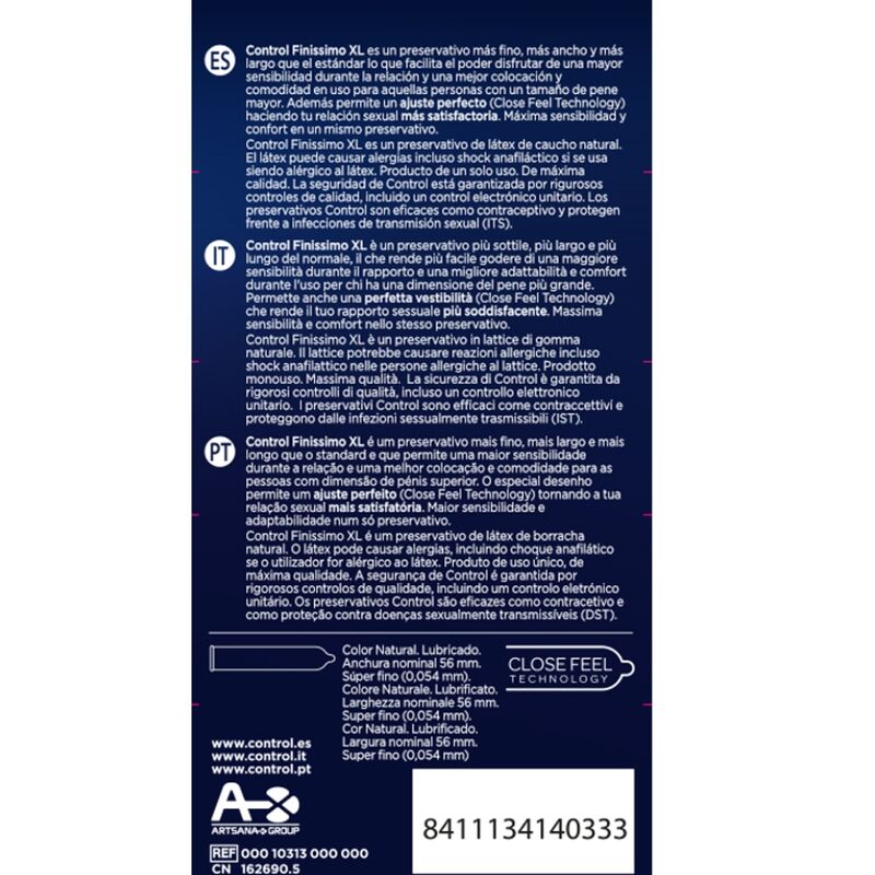 "Descubre Control Fino: Preservativos Ultra Finos para Máxima Sensibilidad y Comodidad"