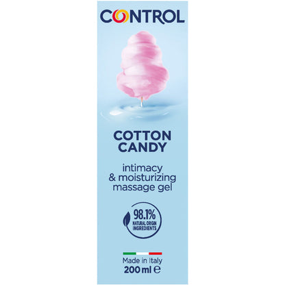 Gel de Masaje 3 en 1 Algodón de Azúcar 200 ml - CONTROL