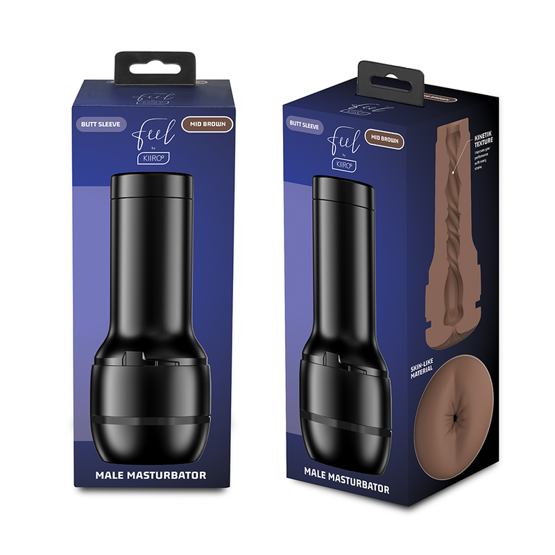 Compra el Feel Stroker Generic Butt - Mid Brown de Kiiroo: Placer Interactivo Realista