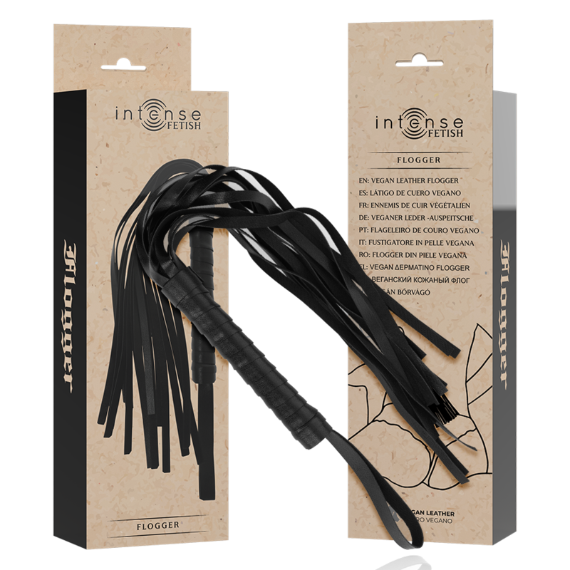 Látigo de Cuero Vegano INTENSE - Fetish Elegante y Sostenible