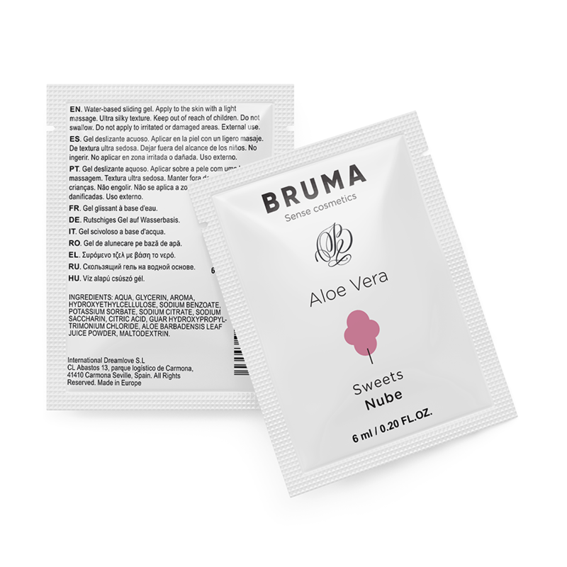Gel Lubricante con Aloe Vera de 6 ML BRUMA: Hidratación y Suavidad Intensa para Momentos Íntimos