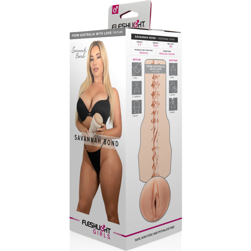 Simulador Íntimo FLESHLIGHT GIRLS - Savannah Bond