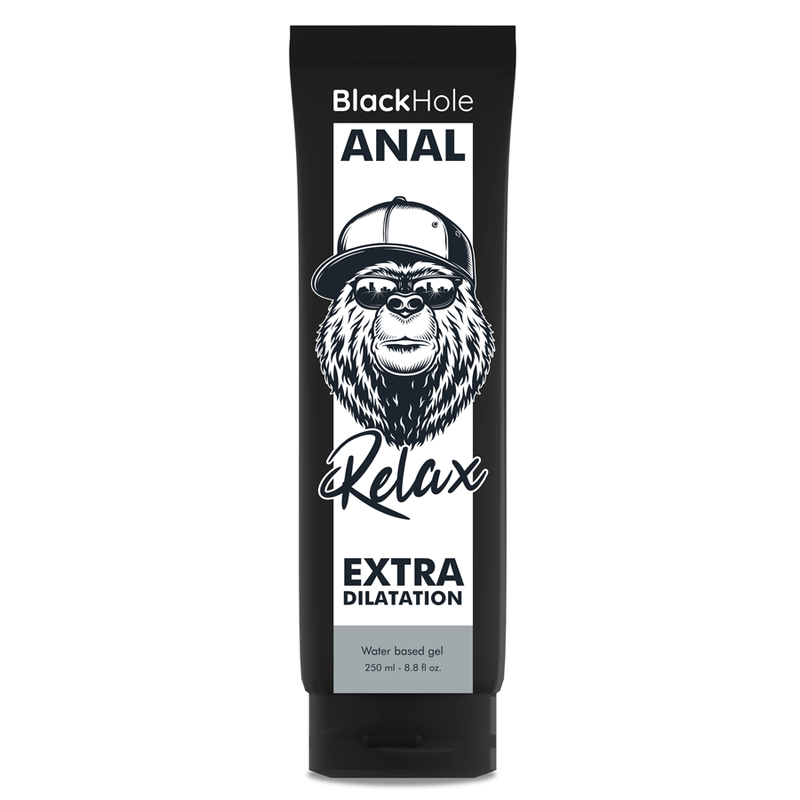 Gel Lubricante a Base de Agua para Dilatación Anal 250ml - Black Hole