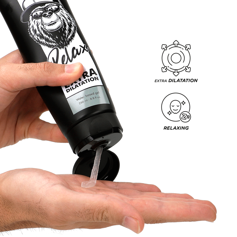 Gel Lubricante a Base de Agua para Dilatación Anal 250ml - Black Hole