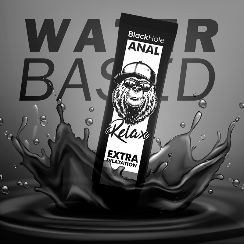 Gel Lubricante a Base de Agua para Dilatación Anal 250ml - Black Hole