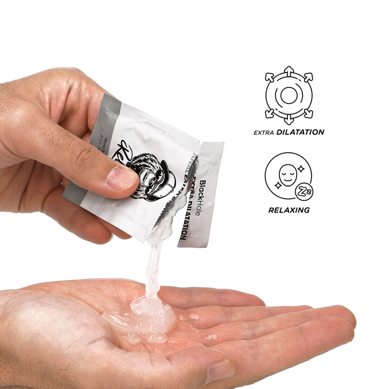 Gel Lubricante de Base Agua para Dilatación Anal 6 ml Monodosis - Black Hole