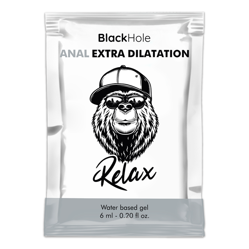Gel Lubricante de Base Agua para Dilatación Anal 6 ml Monodosis - Black Hole