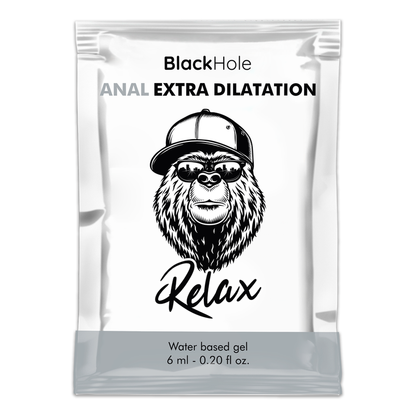 Gel Lubricante de Base Agua para Dilatación Anal 6 ml Monodosis - Black Hole