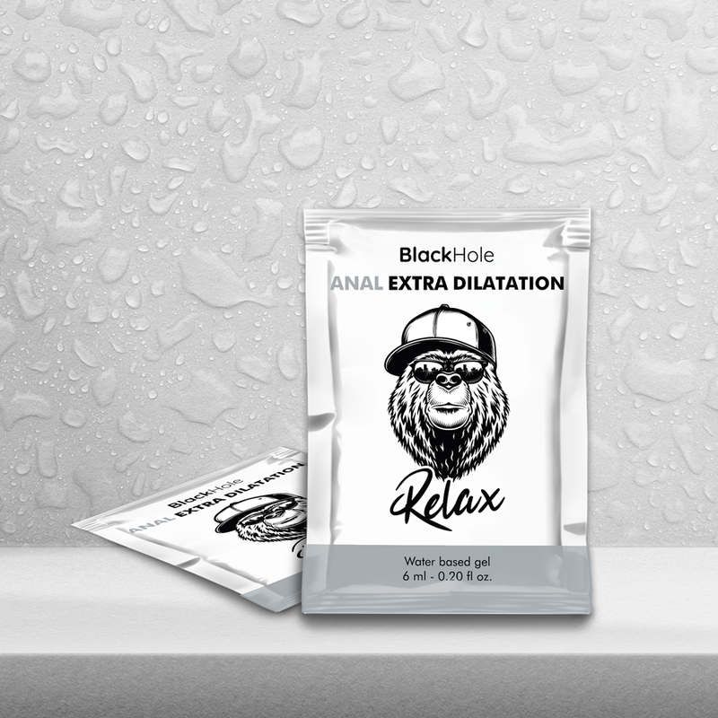 Gel Lubricante de Base Agua para Dilatación Anal 6 ml Monodosis - Black Hole