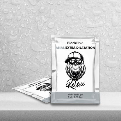 Gel Lubricante de Base Agua para Dilatación Anal 6 ml Monodosis - Black Hole