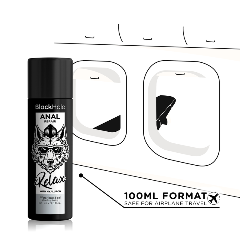 Gel Relajante con Ácido Hialurónico para Cuidado Anal 100 ML - Base Agua