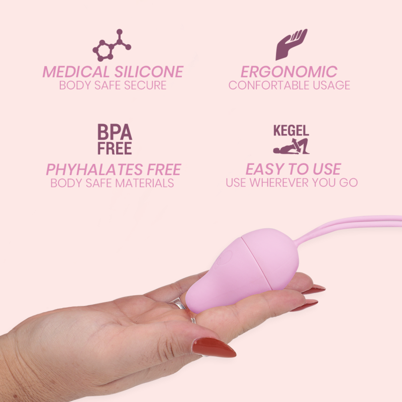 Intimichic Pelvis Health I 2.0: Ejercitador de Kegel en Silicona Premium para Fortalecimiento del Suelo Pélvico
