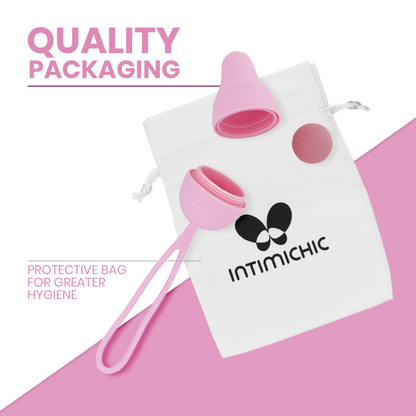 Intimichic Pelvis Health I 2.0: Ejercitador de Kegel en Silicona Premium para Fortalecimiento del Suelo Pélvico