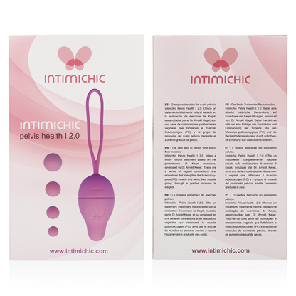 Intimichic Pelvis Health I 2.0: Ejercitador de Kegel en Silicona Premium para Fortalecimiento del Suelo Pélvico