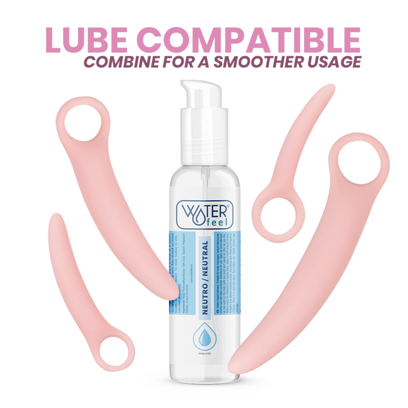 Juego de Dilatadores Vaginales de Silicona Médica Intimichic - 5 Piezas para Ejercicio y Confort Íntimo