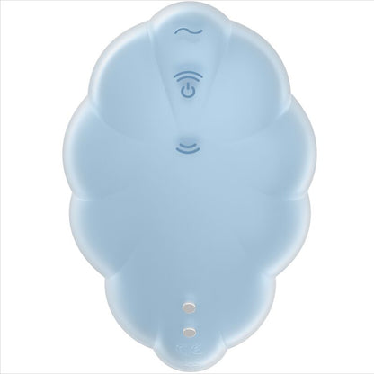 Vibrador Air Pulse Satisfyer Cloud Dancer Verde para Placer y Estimulación