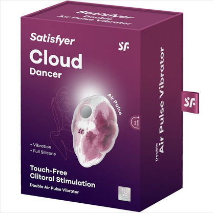 Vibrador Air Pulse Satisfyer Cloud Dancer Verde para Placer y Estimulación