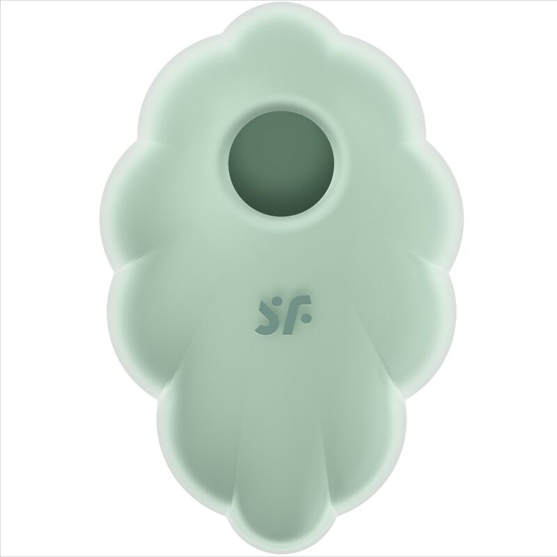 Vibrador Air Pulse Satisfyer Cloud Dancer Verde para Placer y Estimulación