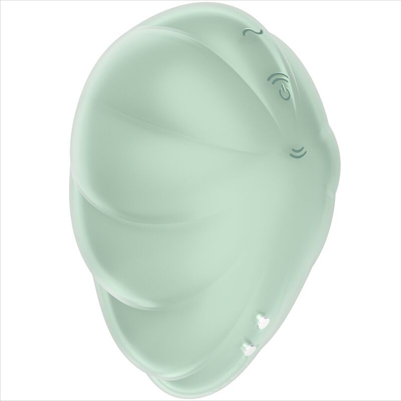 Vibrador Air Pulse Satisfyer Cloud Dancer Verde para Placer y Estimulación