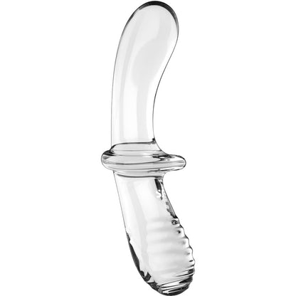 Dildo Transparente Satisfyer Double Crystal - Placer y Elegancia