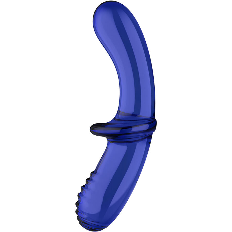 Dildo Transparente Satisfyer Double Crystal - Placer y Elegancia