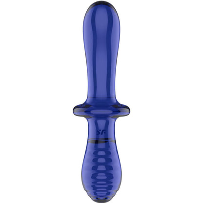 Dildo Transparente Satisfyer Double Crystal - Placer y Elegancia