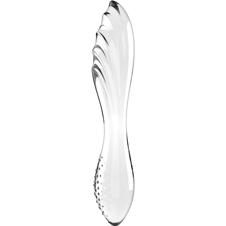Dildo Satisfyer Dazzling Crystal Transparente o Negro para punto G