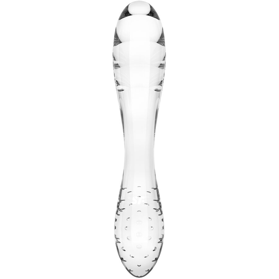 Dildo Satisfyer Dazzling Crystal Transparente o Negro para punto G