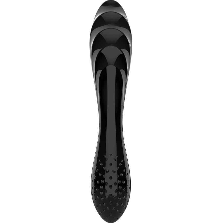 Dildo Satisfyer Dazzling Crystal Transparente o Negro para punto G