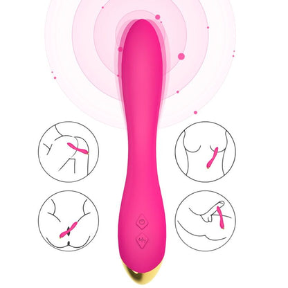 Vibrador Flamenco Armony Multiposición Fucsia - Placer y Versatilidad