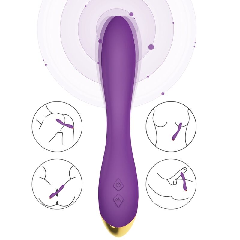 Vibrador Multiposición Violeta Armony Flamingo para una Experiencia de Placer Intenso