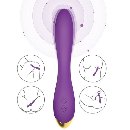 Vibrador Multiposición Violeta Armony Flamingo para una Experiencia de Placer Intenso