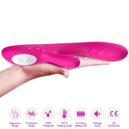 Vibrador Efecto Calor ARMONY SPARK en Fucsia - Estimulación Íntima