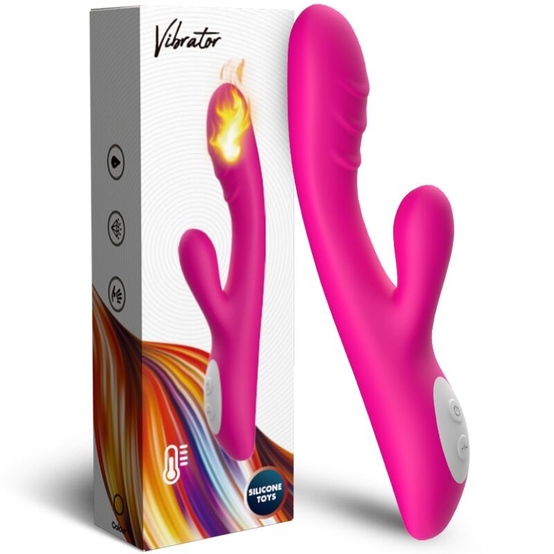 Vibrador Efecto Calor ARMONY SPARK en Fucsia - Estimulación Íntima