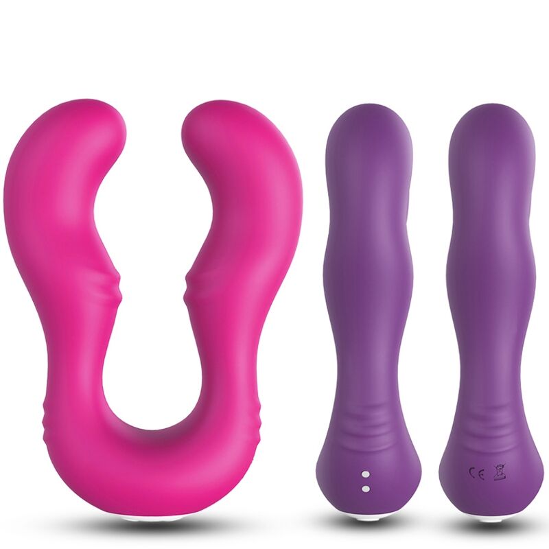 Vibrador Doble con Control Remoto Seraph Armony Violeta
