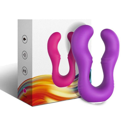 Vibrador Doble con Control Remoto Seraph Armony Violeta