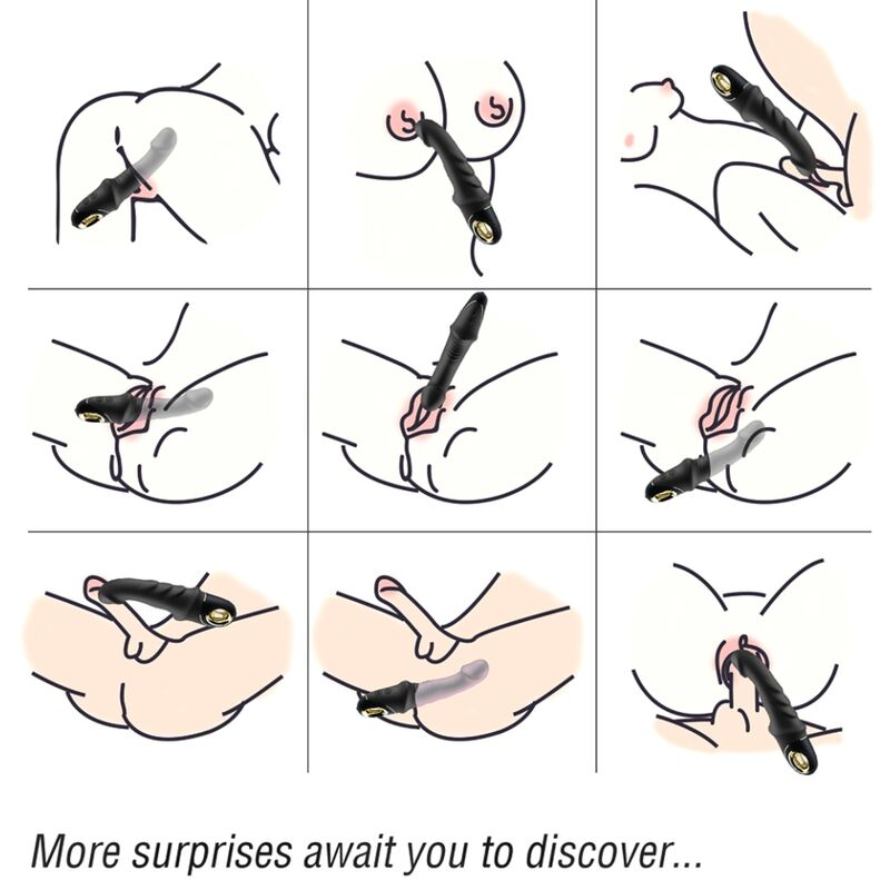 Vibrador Rotador Joyblade Armony Negro - Placer y Estimulación en Uno