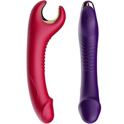 Vibrador y Rotador Armony Prince en Rojo para Placer Intenso