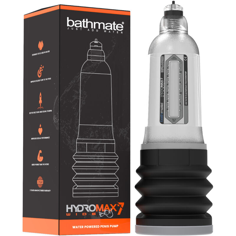 HIDROMAX 7 WIDE BOY: Aumenta la Circunferencia del Pene con la Nueva Bomba Bathmate X30 Wide