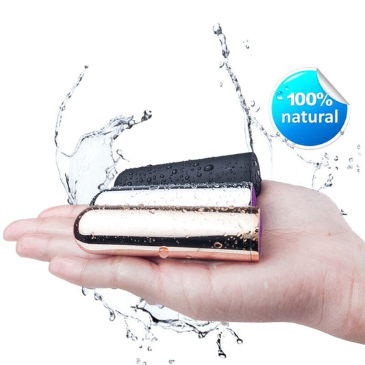 Bala Vibradora Negra ARMONY - Compacta y Potente (2.1 x 7.9 cm)