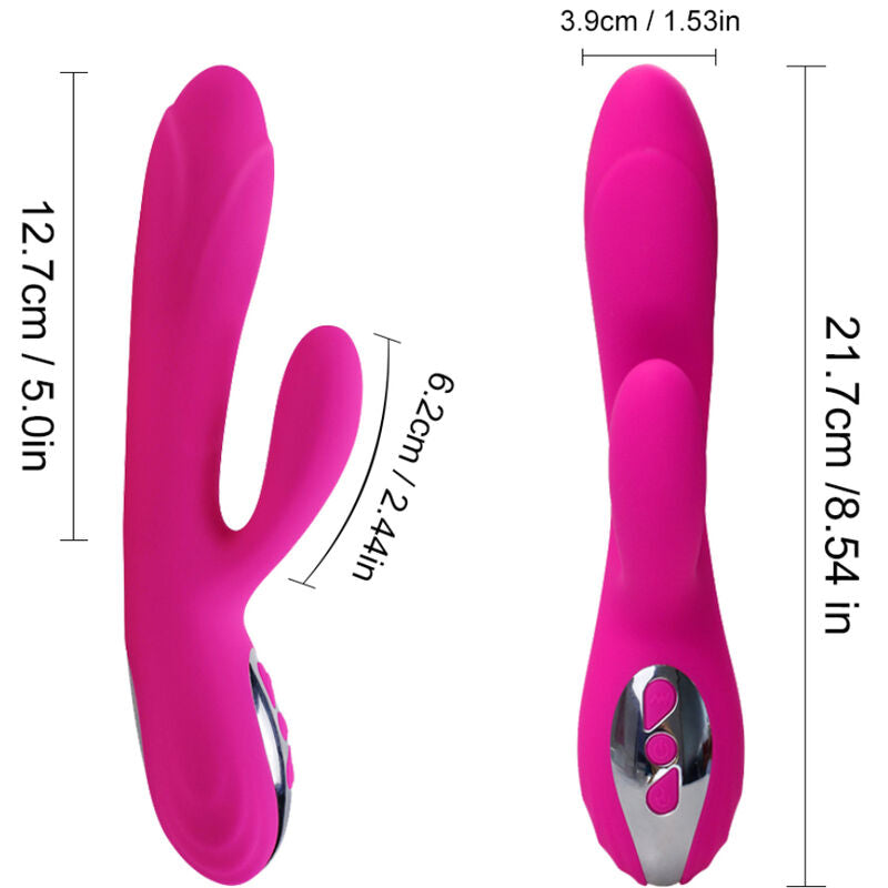 Armony Vibrador Flexible con Efecto Calor en Color Fucsia - Estimulador Avanzado para el Placer