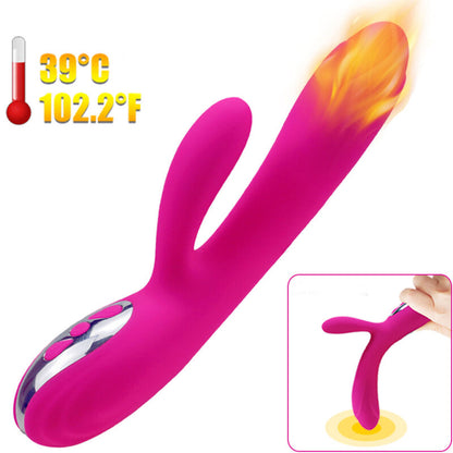Armony Vibrador Flexible con Efecto Calor en Color Fucsia - Estimulador Avanzado para el Placer