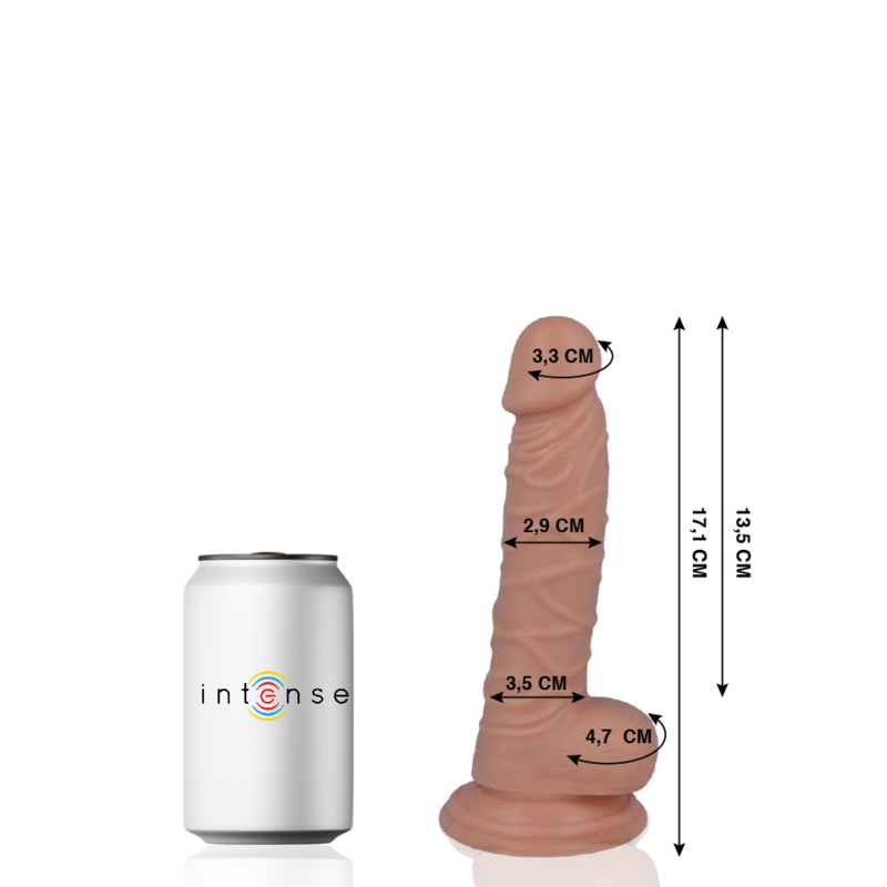 "Dildo Realista Mr. Intense de 17.1 cm - Placer Asegurado"